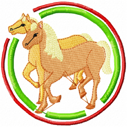 Horses Embroidery Design 7 Horses Embroidery Design 7